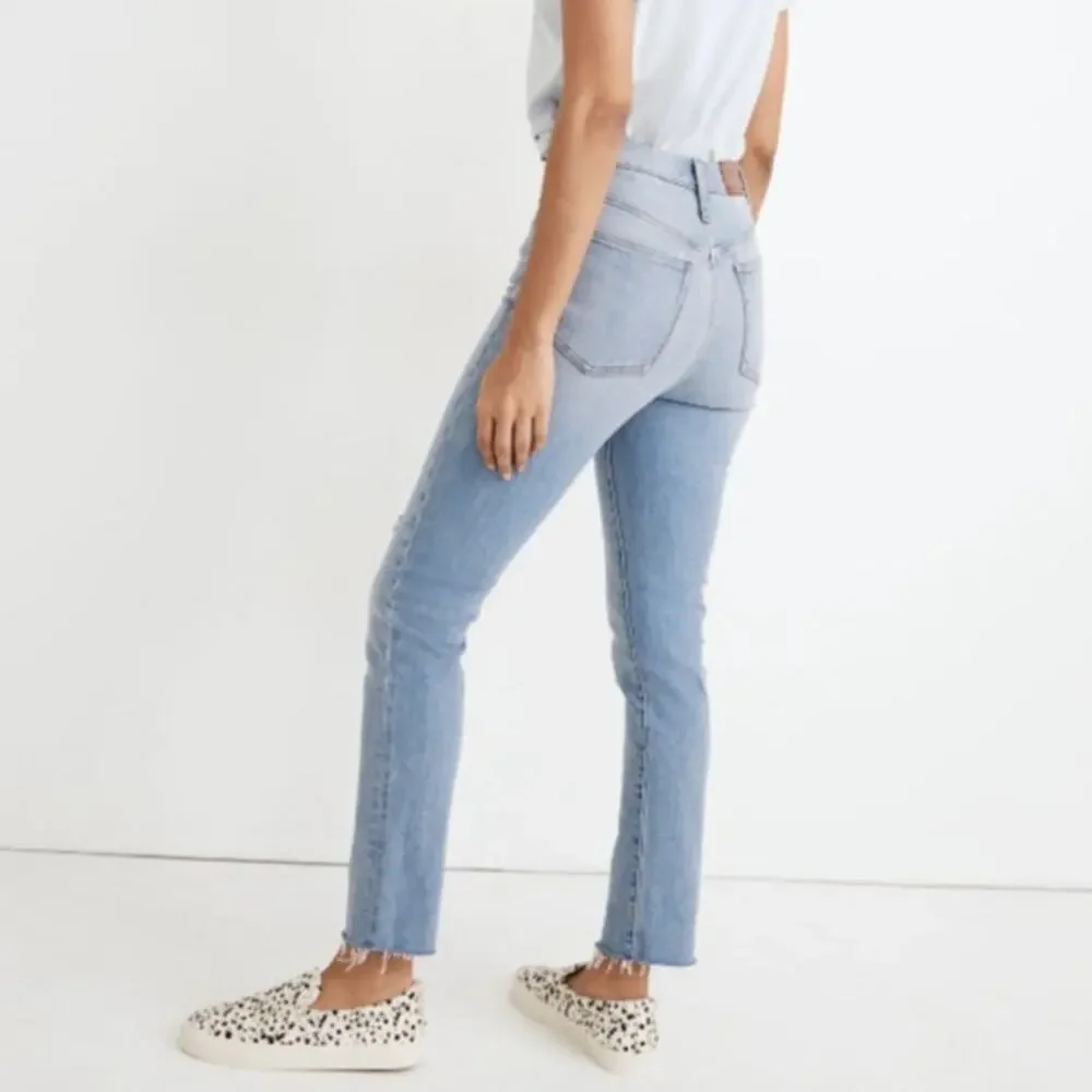 Madewell The Perfect Vintage Tapered Leg Jeans Light Wash Blue Women's Size 25 - Picture 2 of 9
